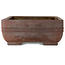 Maceta rectangular sin esmaltar para bonsái de Senkoen - 485 x 360 x 145 mm