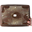 Pot à bonsaï rectangulaire non émaillé de Senkoen - 485 x 360 x 145 mm