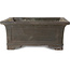 Maceta rectangular para bonsái sin esmaltar de Inaba Toen - 467 x 362 x 147 mm
