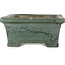 Rectangular green bonsai pot - 435 x 325 x 140 mm