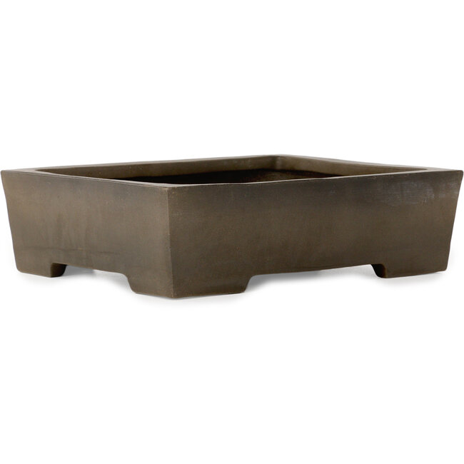 Pot à bonsaï rectangulaire non émaillé - 345 x 277 x 95 mm