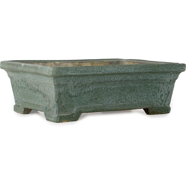 Vaso bonsai rettangolare verde - 435 x 325 x 140 mm