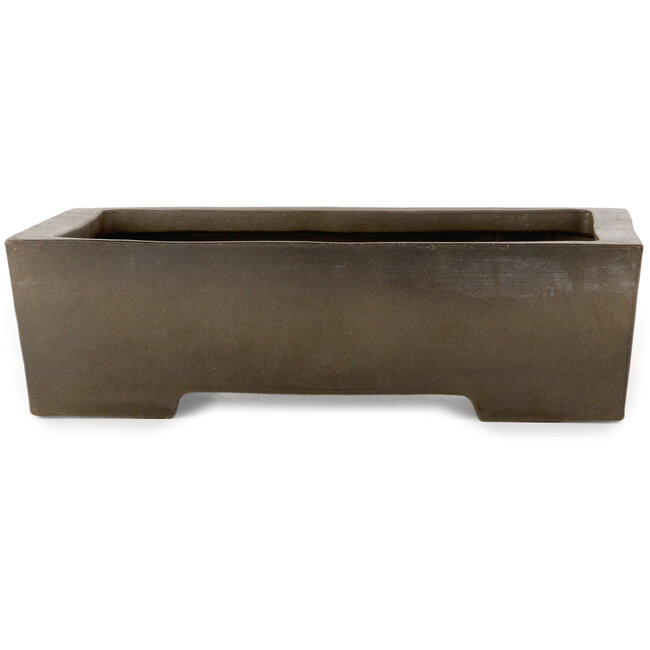 Maceta rectangular sin esmaltar para bonsái - 345 x 277 x 95 mm