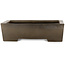 Maceta rectangular sin esmaltar para bonsái - 345 x 277 x 95 mm