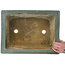 Pot à bonsaï rectangulaire vert - 435 x 325 x 140 mm