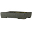 Pot à bonsaï rectangulaire non émaillé de Keizan - 460 x 340 x 95 mm
