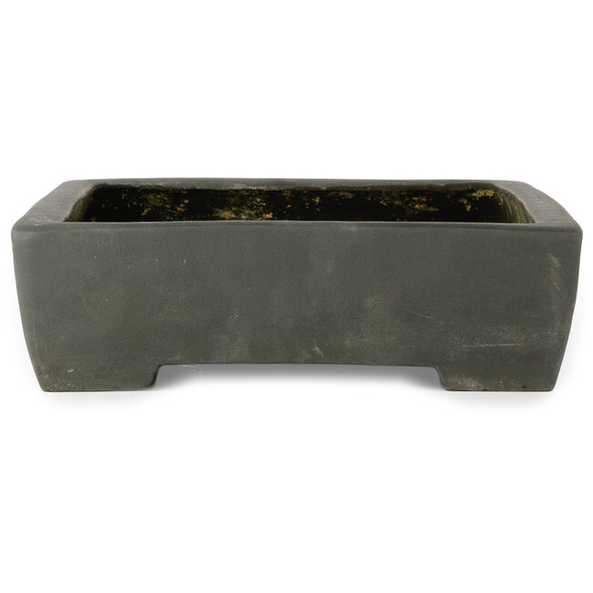 Maceta rectangular sin esmaltar para bonsái de Keizan - 460 x 340 x 95 mm