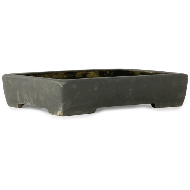 Rechteckiger, unglasierter Bonsai-Topf von Keizan – 460 x 340 x 95 mm