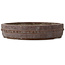Round unglazed bonsai pot - 500 x 500 x 105 mm