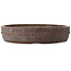Round unglazed bonsai pot - 500 x 500 x 105 mm