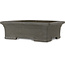 Maceta rectangular sin esmaltar para bonsái de Kyuhoen (Shunhosho) - 402 x 305 x 125 mm