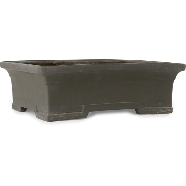 Maceta rectangular sin esmaltar para bonsái de Kyuhoen (Shunhosho) - 402 x 305 x 125 mm