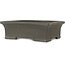 Rectangular unglazed bonsai pot by Kyuhoen (Shunhosho) - 402 x 305 x 125 mm