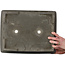 Pot à bonsaï rectangulaire non émaillé de Kyuhoen (Shunhosho) - 402 x 305 x 125 mm