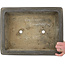 Pot à bonsaï rectangulaire non émaillé de Kyuhoen (Shunhosho) - 402 x 305 x 125 mm
