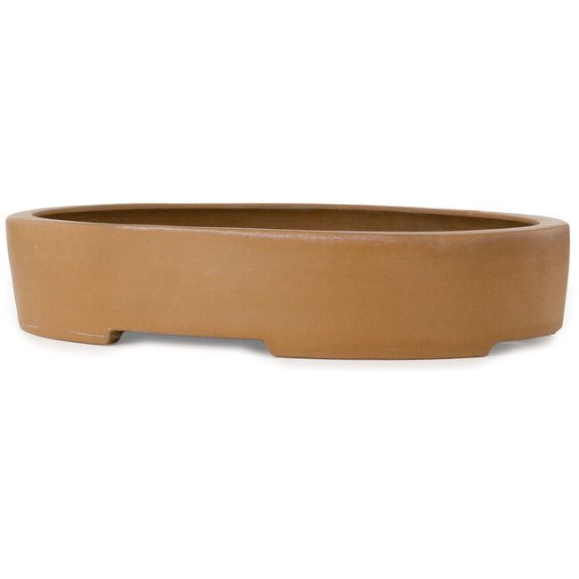 Ovale, ongeglazuurde bonsaipot - 547 x 397 x 107 mm