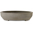Maceta ovalada sin esmaltar para bonsái de Yamaaki Toshio (tercera generación) - 535 x 455 x 105 mm