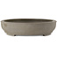 Maceta ovalada sin esmaltar para bonsái de Yamaaki Toshio (tercera generación) - 535 x 455 x 105 mm