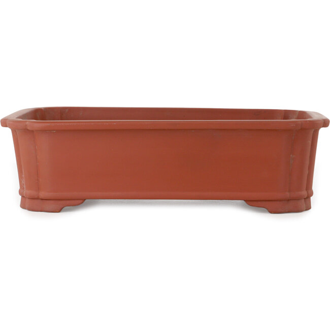 Lotus bonsai pot zonder glazuur van Suishoen Hekisui - 420 x 293 x 115 mm