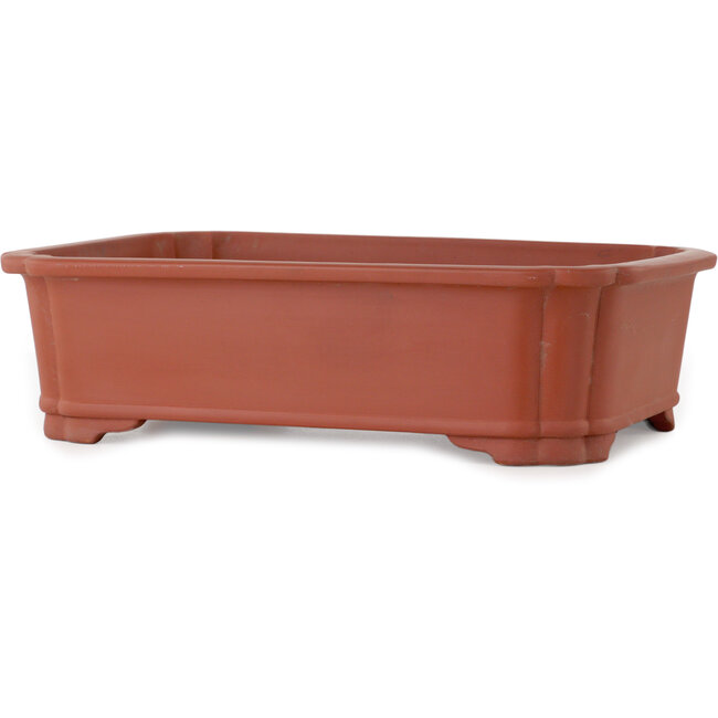 Lotus bonsai pot zonder glazuur van Suishoen Hekisui - 420 x 293 x 115 mm
