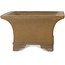 Maceta rectangular sin esmaltar para bonsái de Izumiya (Zenigo) - 400 x 293 x 163 mm