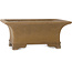Maceta rectangular sin esmaltar para bonsái de Izumiya (Zenigo) - 400 x 293 x 163 mm