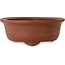 Round unglazed bonsai pot by Shouzan Mizuno - 362 x 362 x 137 mm
