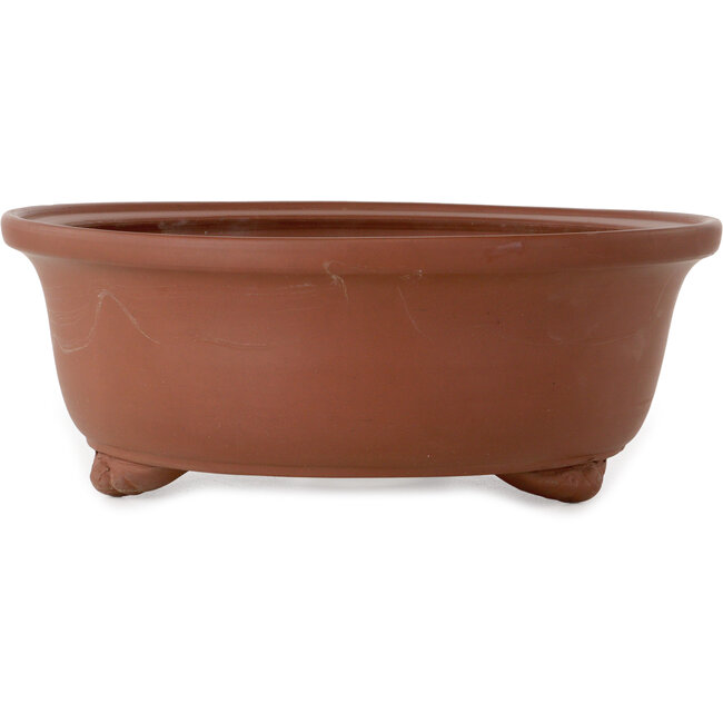 Vaso bonsai rotondo non smaltato di Shouzan Mizuno - 362 x 362 x 137 mm