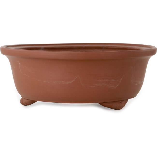 Pot à bonsaï rond non émaillé de Shouzan Mizuno - 362 x 362 x 137 mm