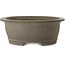 Ovaler, unglasierter Bonsai-Topf von Gyouzan – 530 x 433 x 155 mm