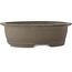 Ovaler, unglasierter Bonsai-Topf von Gyouzan – 530 x 433 x 155 mm