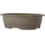 Pot à bonsaï ovale non émaillé de Gyouzan - 530 x 433 x 155 mm