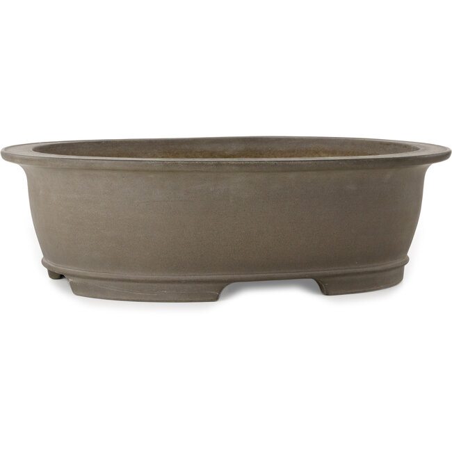 Vaso bonsai ovale non smaltato di Gyouzan - 530 x 433 x 155 mm