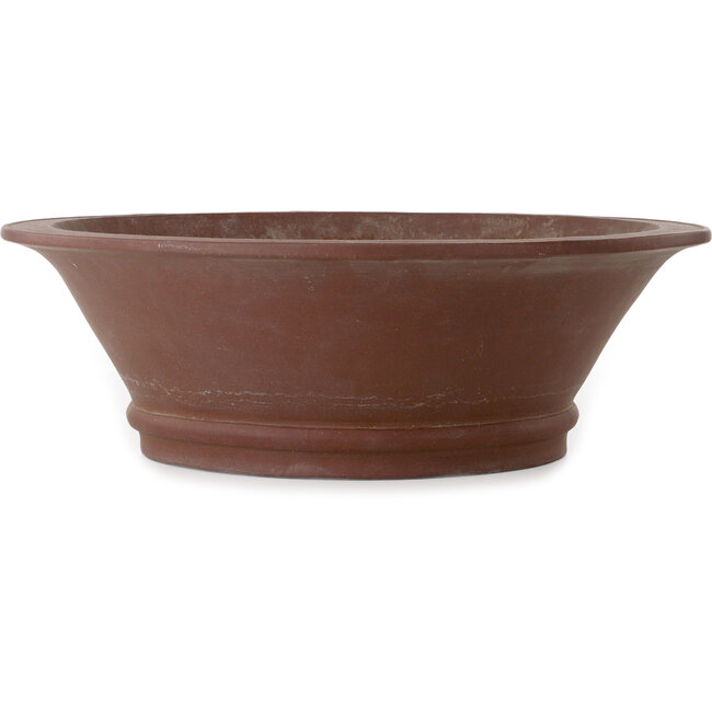 Ronde, ongeglazuurde bonsaipot - 490 x 490 x 153 mm