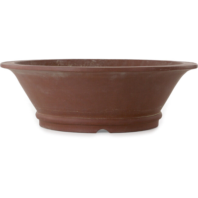 Ronde, ongeglazuurde bonsaipot - 490 x 490 x 153 mm