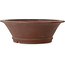 Round unglazed bonsai pot - 490 x 490 x 153 mm