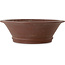 Ronde, ongeglazuurde bonsaipot - 490 x 490 x 153 mm