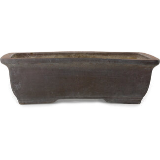 565 mm rectangular unglazed pot from Japan