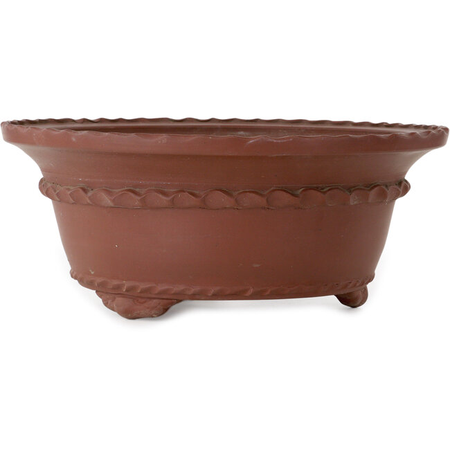 Vaso bonsai rotondo non smaltato di Shouzan Mizuno - 405 x 405 x 165 mm