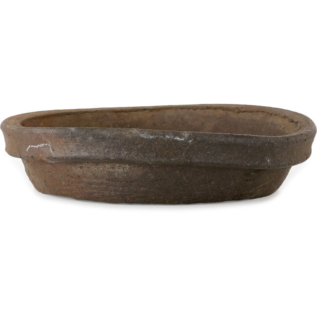 Ronde, ongeglazuurde bonsaipot - 285 x 285 x 60 mm