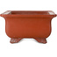 Pot à bonsaï rectangulaire non émaillé de Keizan - 402 x 290 x 150 mm