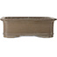 Mokko unglazed bonsai pot by Akira Shozan (Mr. Akira Watanabe and Mr. Fumikazu Watanabe, Jukousan) - 425 x 345 x 135 mm