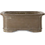 Mokko unglazed bonsai pot by Akira Shozan (Mr. Akira Watanabe and Mr. Fumikazu Watanabe, Jukousan) - 425 x 345 x 135 mm