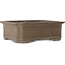 Mokko unglazed bonsai pot by Akira Shozan (Mr. Akira Watanabe and Mr. Fumikazu Watanabe, Jukousan) - 425 x 345 x 135 mm