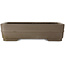 Rechteckiger, unglasierter Bonsai-Topf – 415 x 323 x 112 mm
