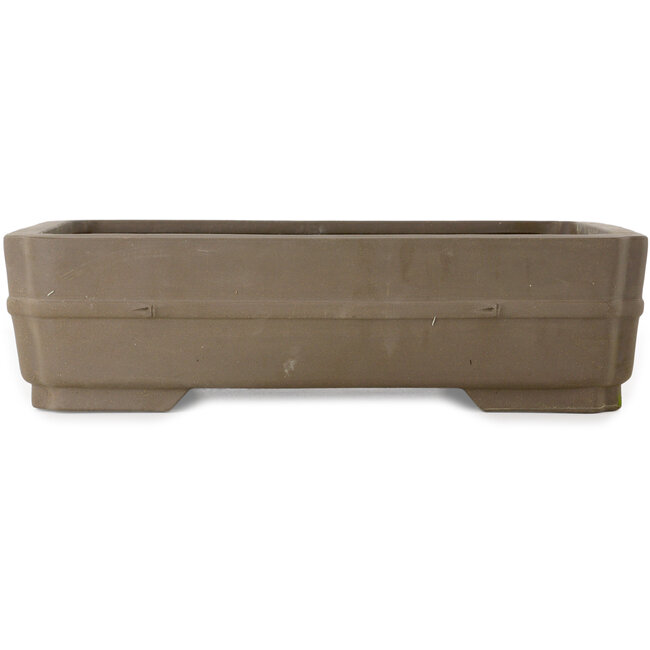 Maceta rectangular sin esmaltar para bonsái - 415 x 323 x 112 mm
