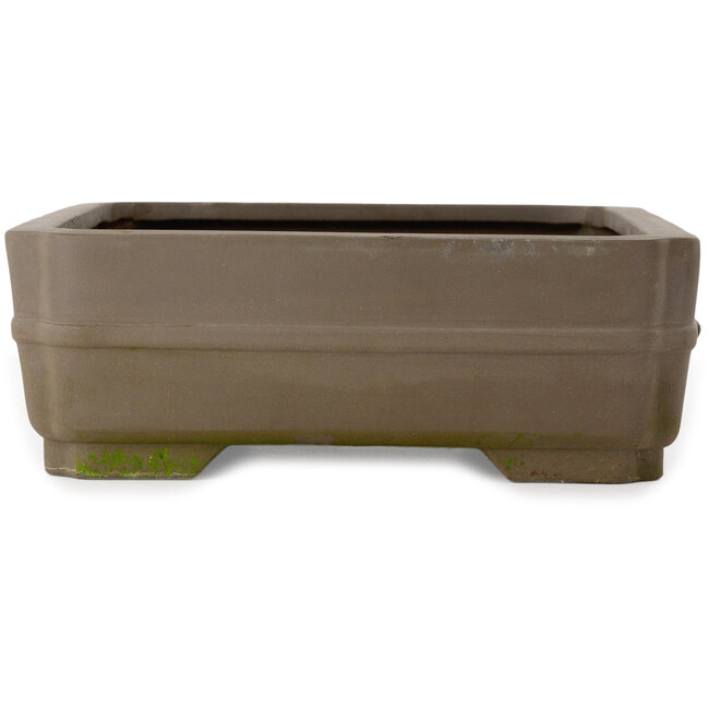 Rectangular unglazed bonsai pot - 415 x 323 x 112 mm