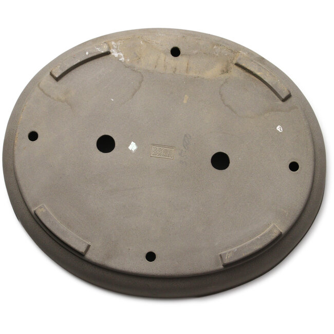 Pot à bonsaï ovale non émaillé de Yamaaki Toshio (troisième génération) - 535 x 455 x 105 mm