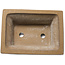 Rechthoekige, ongeglazuurde bonsaipot van Izumiya (Zenigo) - 400 x 293 x 163 mm