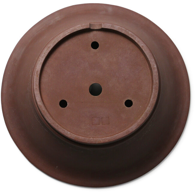 Maceta redonda sin esmaltar para bonsái - 490 x 490 x 153 mm